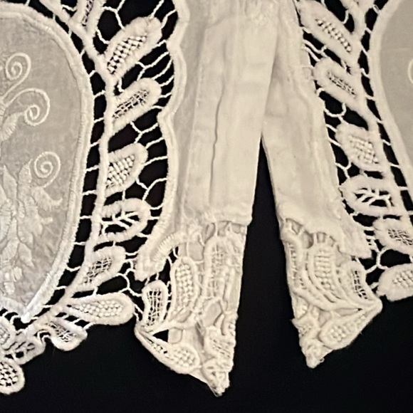 Ladies, sheer, lightweight, cotton, back button blouse - Picture 10 of 10